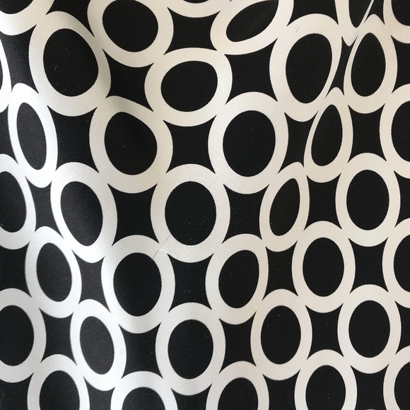 Y2K Laundry by Shelli Segal 100% Silk Dress, Size 10 , Black & Cream Halter - Picture 4 of 10